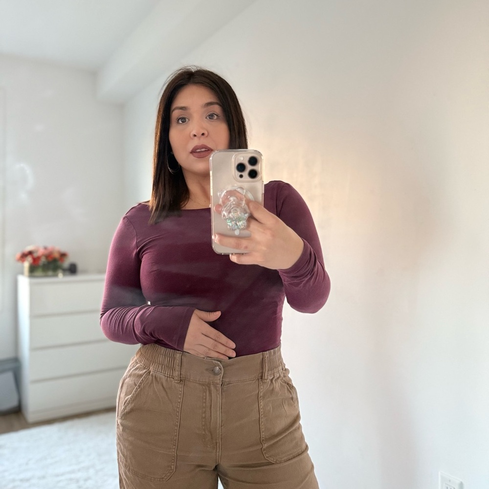 Old navy mulberry body suit shirt